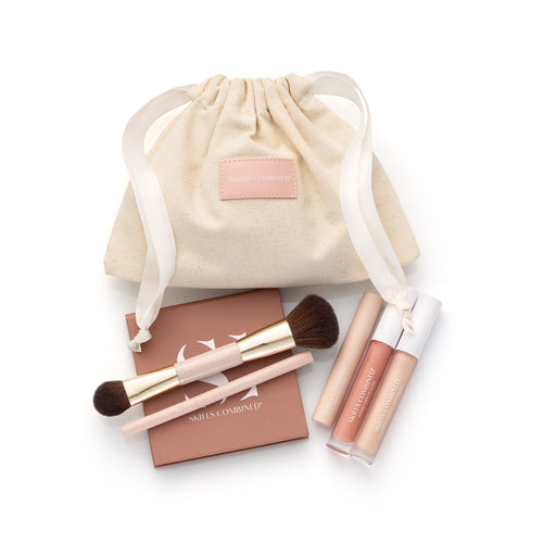 Cotton Beauty Bag - makeup dust bag