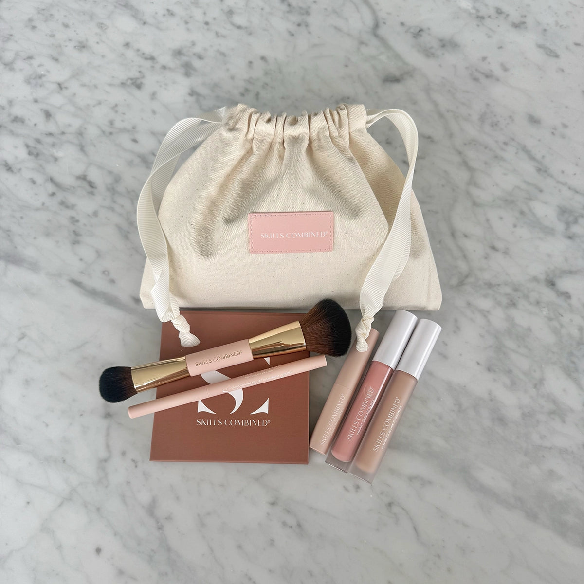 Cotton Beauty Bag - makeup dust bag